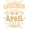 April 2014 Birthday Legend
