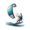 Kitesurf Kitesurfer Kiteboard