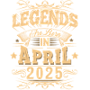April 2025 Birthday Legend
