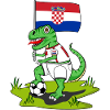 Croatia Flag Dinosaur Rex Football