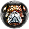 Steampunk retro style Bulldog