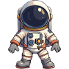 Cartoon Astronaut