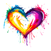 Rainbow Heart