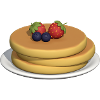 Pancake Stack with Berries