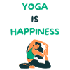 Yoga is happiness