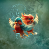 Love melody of tender birds.