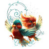 Love melody of tender birds.