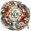 Koi Fish Design for Handmade