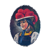 Schwarzwald Maidle mit Bollenhut