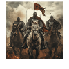 Ritter auf Pferd