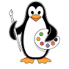Creative Penguin Artist Fun