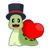 Snail Groom Cylinder Wedding