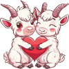 Coeur de Chèvre Saint-Valentin