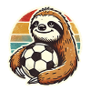 Fußball mit Faultier