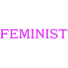 Feminist in rosa