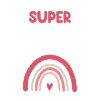 Supermama Regenbogen Mutter Geschenk
