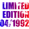 33e anniversaire Edition Limitée 04/1992