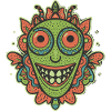 Wassermelone Alien Jahrgang