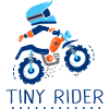 Tiny rider baby biker motocross