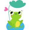 Cute frog