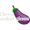 I Love Aubergines (Aubergines)