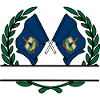 Drapeaux USA Vermont laurier couronne bannière