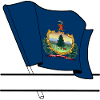 Vermont Flag Text Banner
