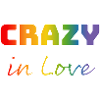 Shirt Crazy in Love Regenbogen w