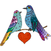Bunte Vögel