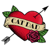 Heart Tattoo Cat Dad
