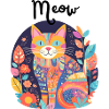 Bunte Katzen-Patchwork-Anthologie