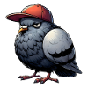 Pigeon Hiphop Cap