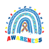 Autism Awareness Rainbow Puzzle
