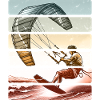 Kitesurf Kitesurfer Kiteboard