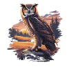 Majestic Owl – Mystical Wilderness
