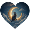 Die Katze im Mond