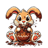 Enjoy Easter Bunny Chocolate