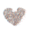 Confetti in the heart