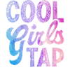Filles cool dansant claquettes