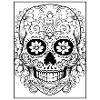 Tatouage de crâne #11 Coloriage Motif