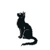Lettre U avec chat