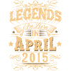 April 2015 Birthday Legend
