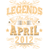 April 2012 Birthday Legend