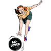 Ex-Lover Bowling – Retro Comic Style
