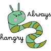 Grumpy Caterpillar – Lustige Cartoon-Raupe