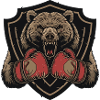 Grizzly Bear Boxer MMA Logo