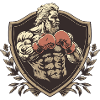 Fighter Boxer MMA Logo