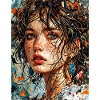 Portrait with nature