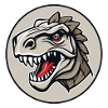 Illustration of a -looking dinosaur