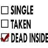 SINGLE noir blanc DEAD